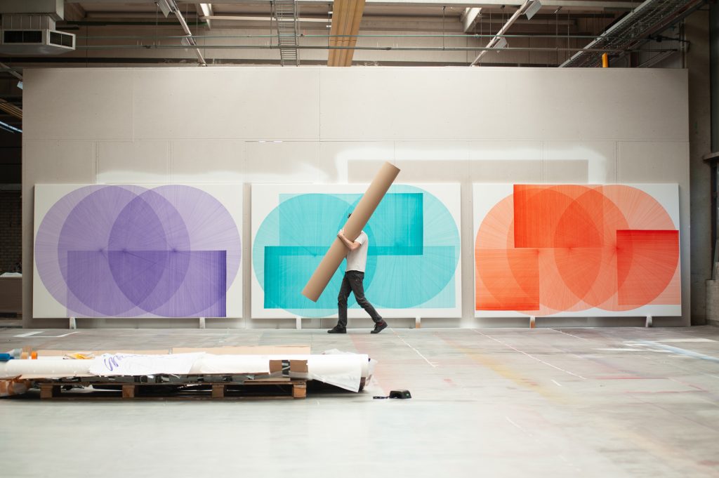 Thomas Trum_Process-Marker Drawings in studio 2024-©TTstudio